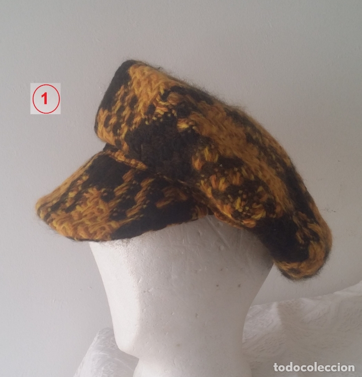 Vintage: Dos (2) gorros con visera , estilo vintage - Foto 4