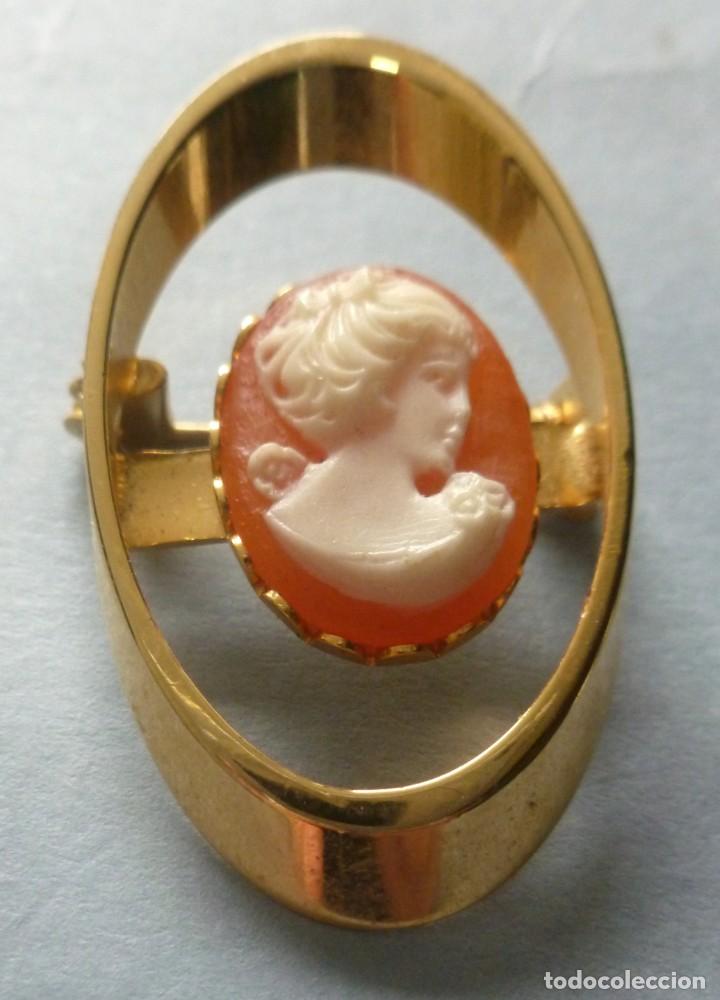 Vintage: BROCHE CON CAMAFEO - Foto 1