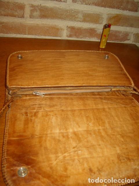 Vintage: ANTIGUO BOLSO DE PIEL DE SERPIENTE. - Foto 19