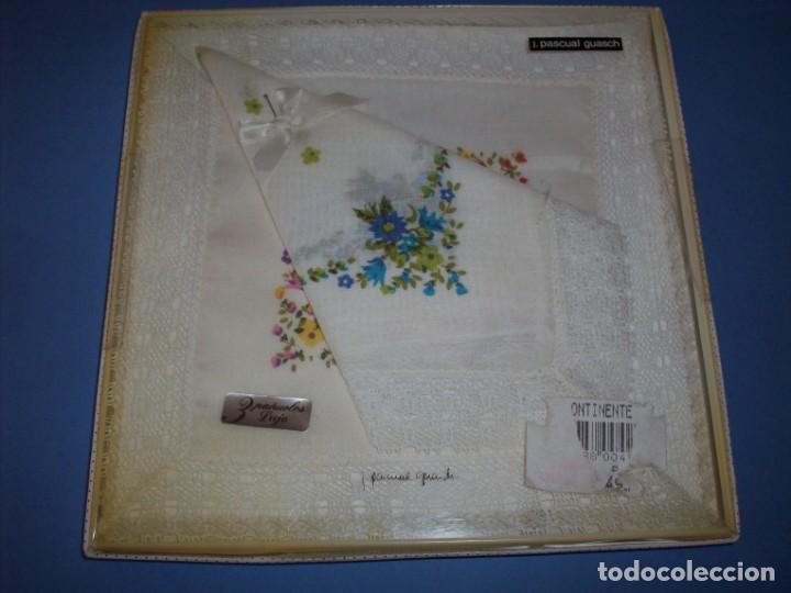Vintage: estuche de 3 pa&ntilde;uelos de lujo guasch - Foto 1