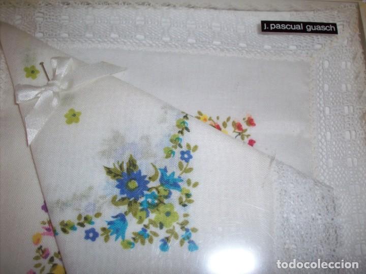 Vintage: estuche de 3 pa&ntilde;uelos de lujo guasch - Foto 2