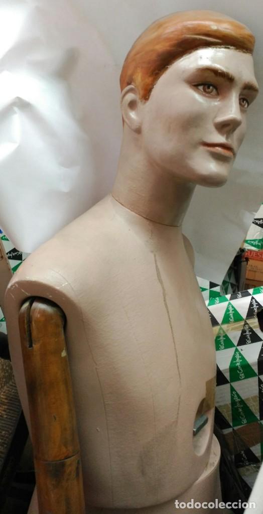 maniquí hombre para pared años 40 - Compra venta en todocoleccion