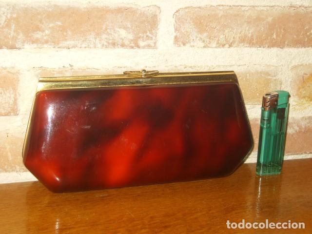 Vintage: POLVERA TOCADOR EN SIMIL CAREY. - Foto 1