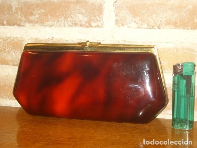 Vintage: POLVERA TOCADOR EN SIMIL CAREY. - Foto 2