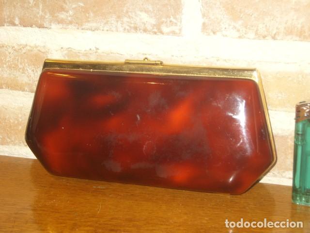 Vintage: POLVERA TOCADOR EN SIMIL CAREY. - Foto 4