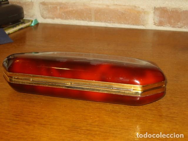 Vintage: POLVERA TOCADOR EN SIMIL CAREY. - Foto 5