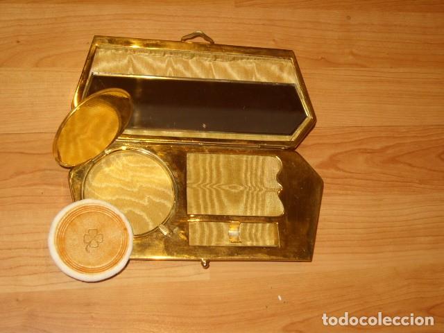 Vintage: POLVERA TOCADOR EN SIMIL CAREY. - Foto 8