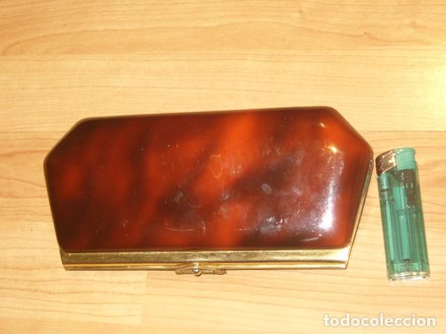 Vintage: POLVERA TOCADOR EN SIMIL CAREY. - Foto 13