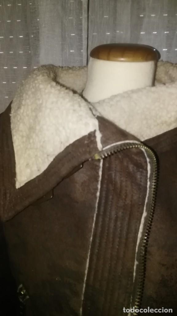 Vintage: Chaqueta estilo aviador marr&oacute;n - Foto 2