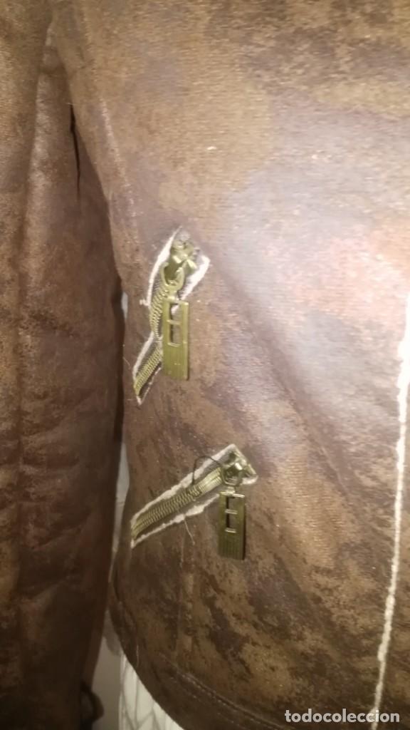 Vintage: Chaqueta estilo aviador marr&oacute;n - Foto 5