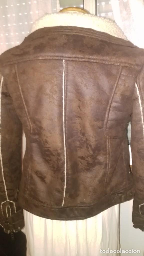 Vintage: Chaqueta estilo aviador marr&oacute;n - Foto 8