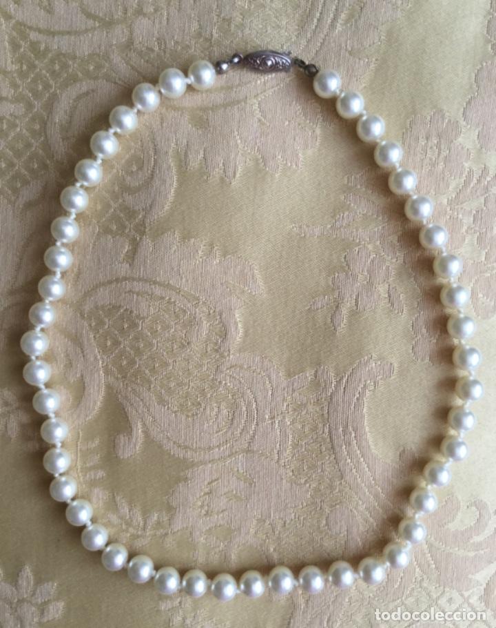 Vintage: COLLAR VINTAGE DE PERLAS NO NATURALES - Foto 2