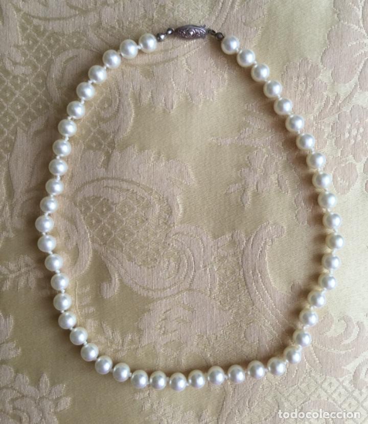 Vintage: COLLAR VINTAGE DE PERLAS NO NATURALES - Foto 4