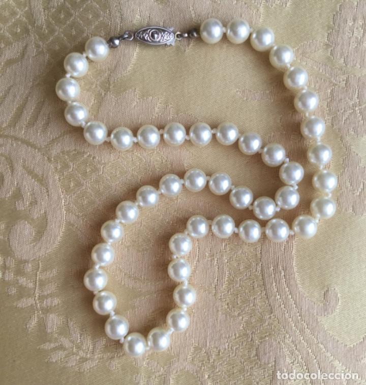 Vintage: COLLAR VINTAGE DE PERLAS NO NATURALES - Foto 7