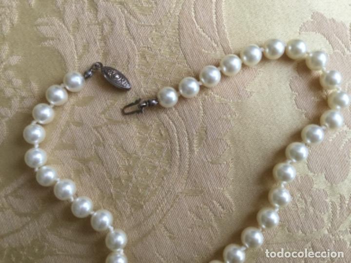 Vintage: COLLAR VINTAGE DE PERLAS NO NATURALES - Foto 8