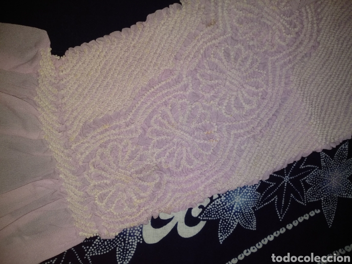 Vintage: KIMONO JAPON&Eacute;S ALGOD&Oacute;N CON OBI EN SEDA. - Foto 8