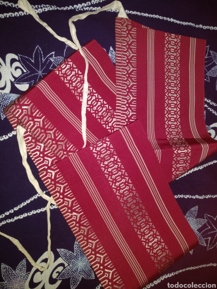 Vintage: KIMONO JAPON&Eacute;S ALGOD&Oacute;N CON OBI EN SEDA. - Foto 13