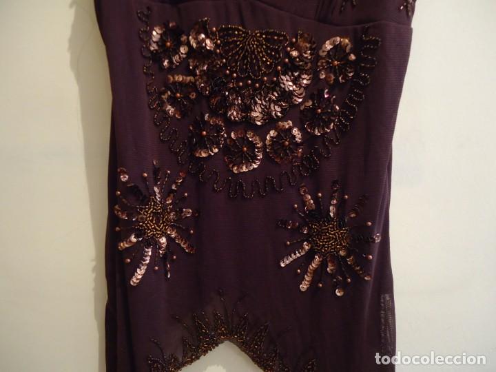 Vintage: TOP DE TIRANTES MARRON - Foto 3
