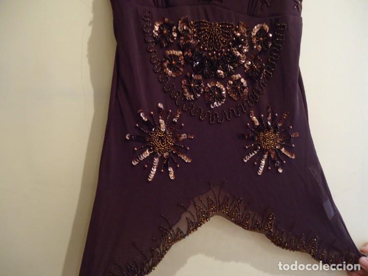 Vintage: TOP DE TIRANTES MARRON - Foto 5