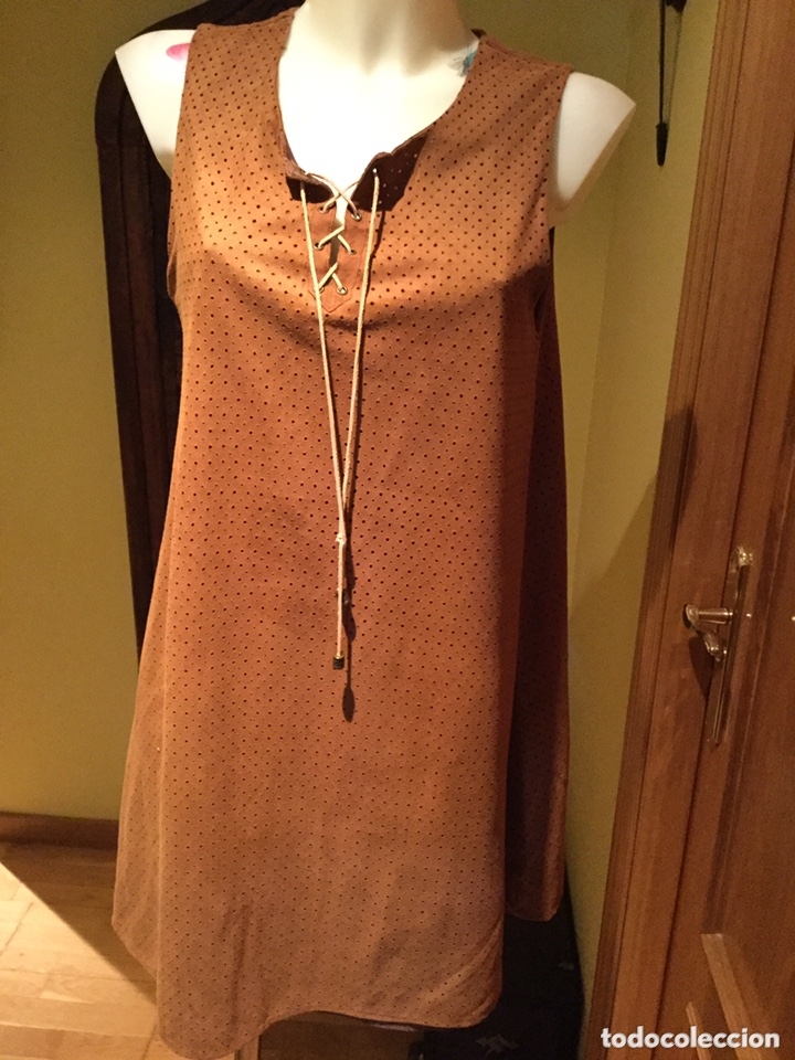 vestido camel antelina okeysi talla l - Comprar Moda vintage mujer en  todocoleccion - 172133908