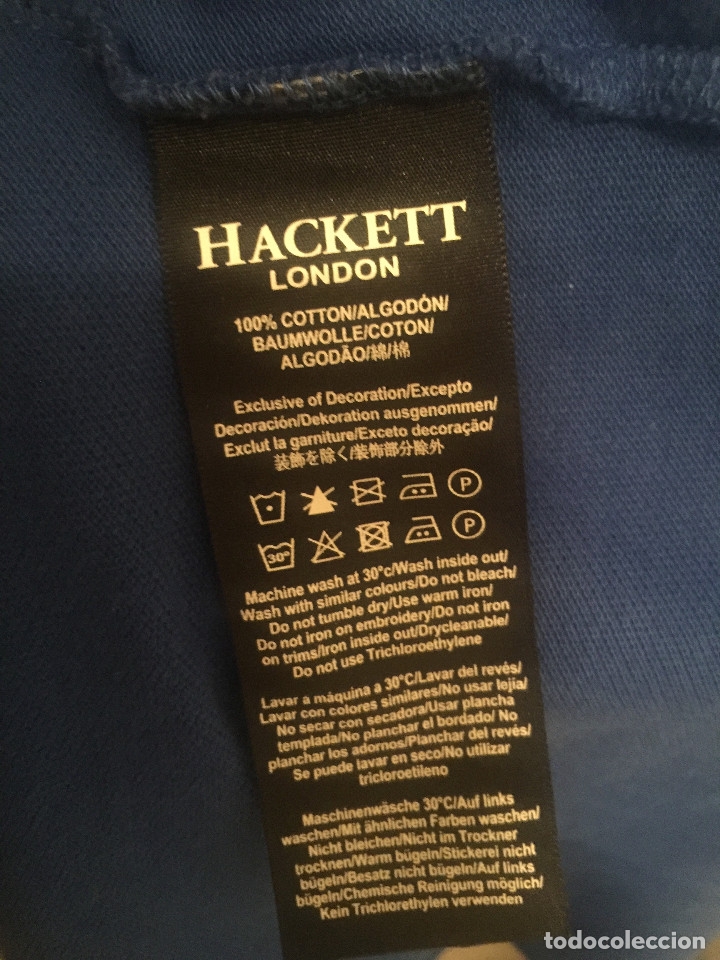 Vintage: HACKETT POLO AZUL Y GRANATE - Foto 6