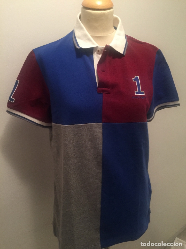 Vintage: HACKETT POLO AZUL Y GRANATE - Foto 1