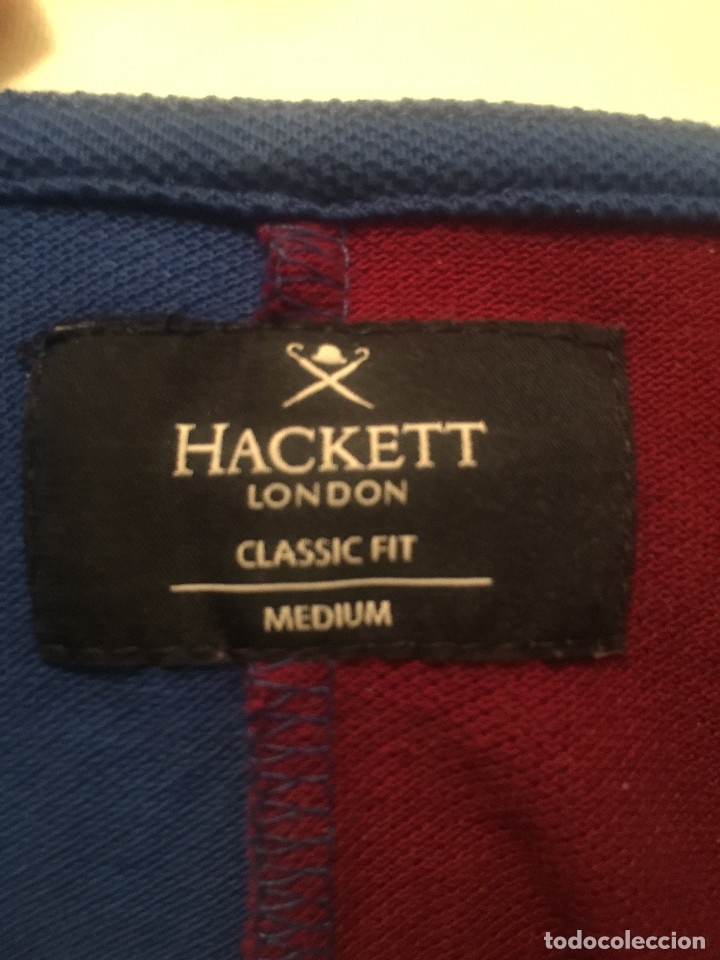 Vintage: HACKETT POLO AZUL Y GRANATE - Foto 5