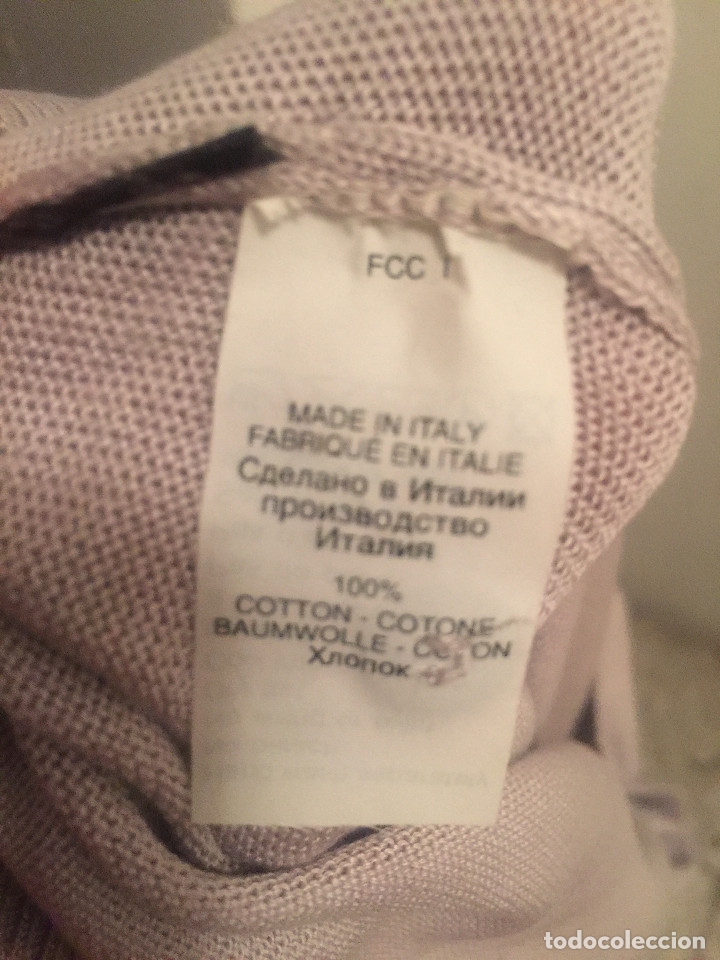 Vintage: VERSACE POLO GRIS Y MORADO - Foto 4