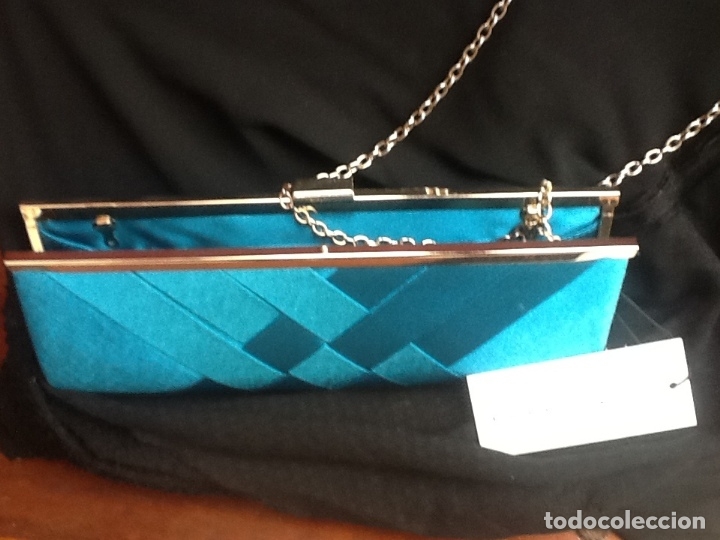 Vintage: Bolso Turquesa nuevo - Foto 1