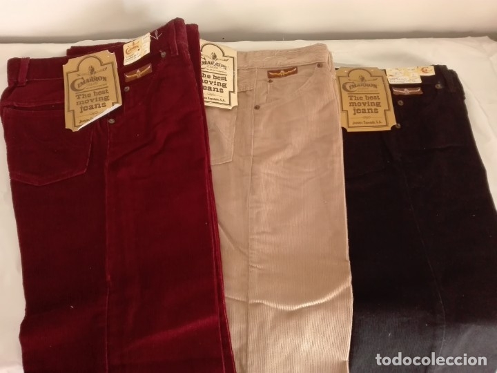 pantalón vintage pana marca cimarron nuevos - Comprar Moda vintage hombre  en todocoleccion - 175440073