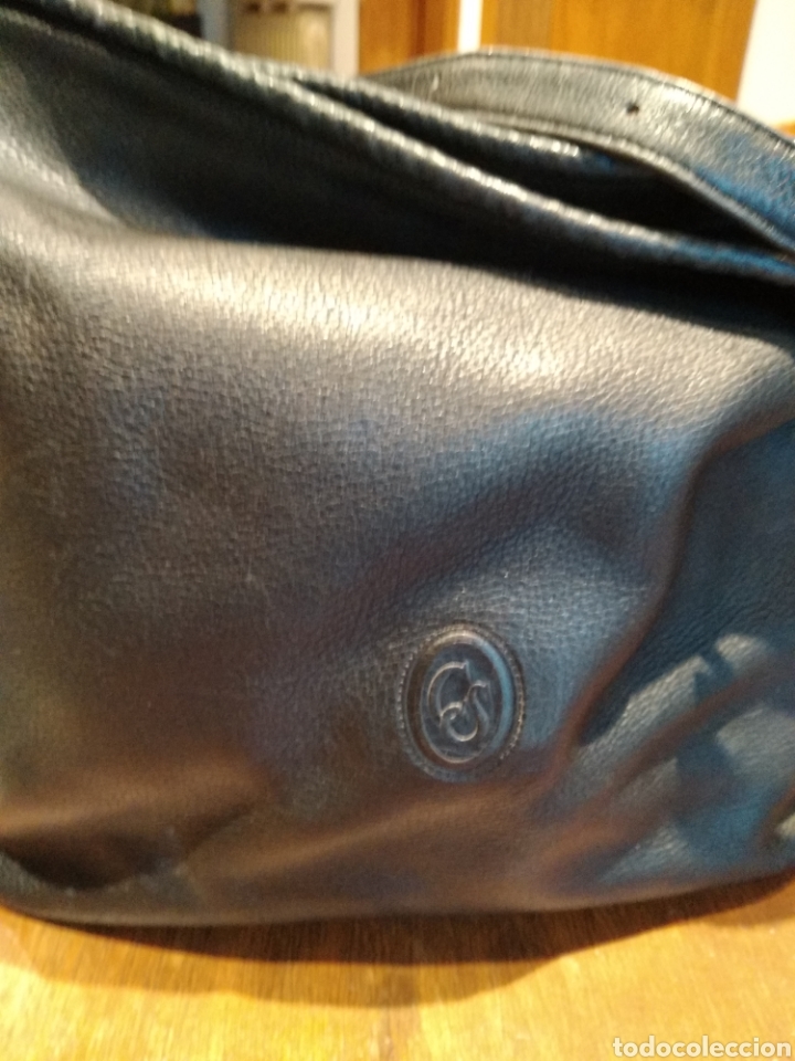 Vintage: Bolso negro piel - Foto 2