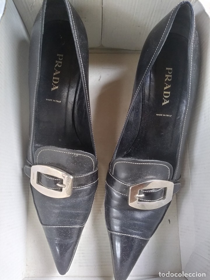 Vintage: Zapatos PRADA con hevilla - Foto 2