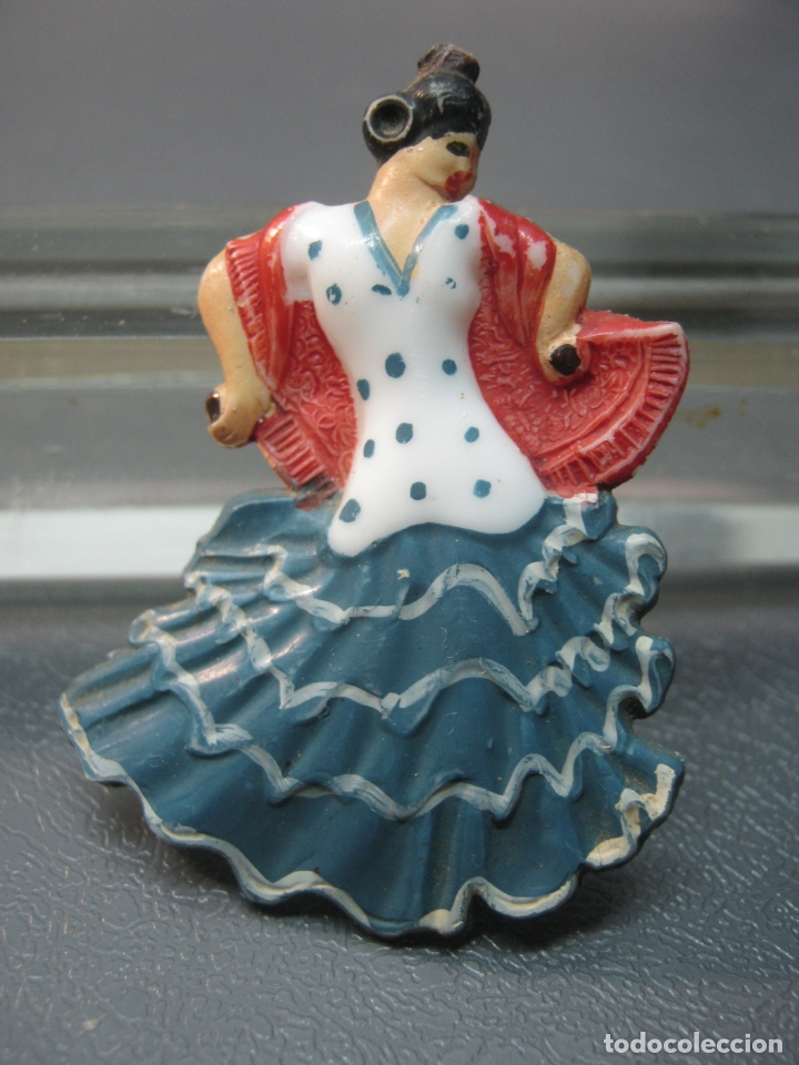 Vintage: Broche vtg Mujer Flamenca - Foto 1