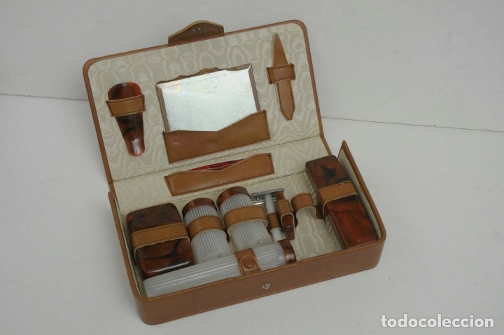 Vintage: NECESER DE VIAJE SIMIL CAREY - Foto 1