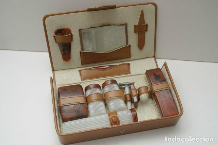 Vintage: NECESER DE VIAJE SIMIL CAREY - Foto 4