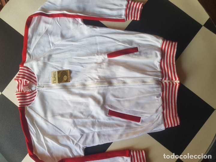 Vintage chaqueta chandal rojo blanco 4 deportiv - Vendido en Venta Directa  - 176062869