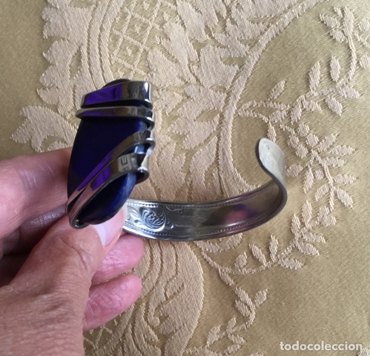 Vintage: PULSERA TENEDOR, CON LAPISLAZULI - Foto 10