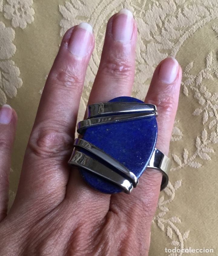Vintage: PULSERA TENEDOR, CON LAPISLAZULI - Foto 11