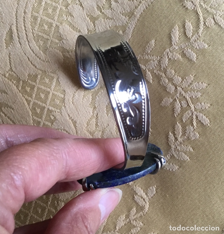 Vintage: PULSERA TENEDOR, CON LAPISLAZULI - Foto 13