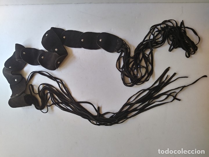 Vintage: CINTURON DE ANTE CON FLECOS - Foto 1
