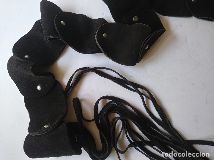 Vintage: CINTURON DE ANTE CON FLECOS - Foto 2