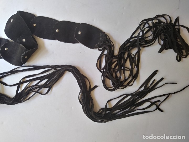 Vintage: CINTURON DE ANTE CON FLECOS - Foto 3