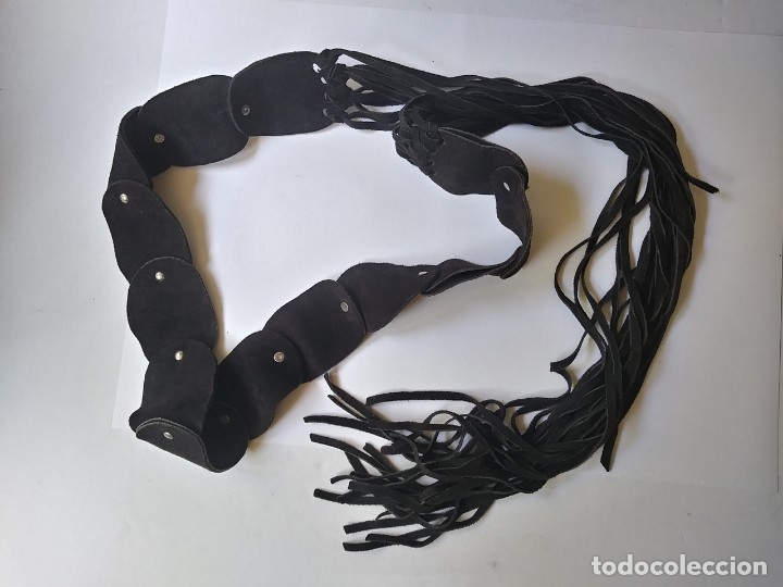 Vintage: CINTURON DE ANTE CON FLECOS - Foto 5