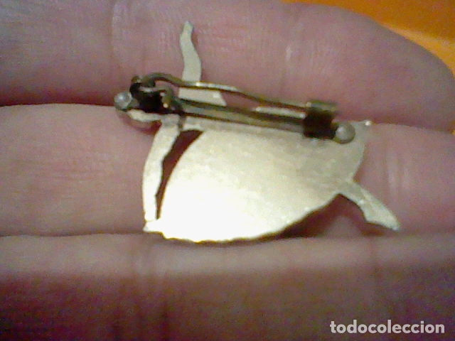Vintage: BROCHE ANTIGUO BAILARINA BICOLOR TEM&Aacute;TICA DANZA - Foto 2