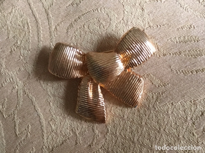 Vintage: BROCHE, ALFILER VINTAGE CON FORMA DE LAZO - Foto 2