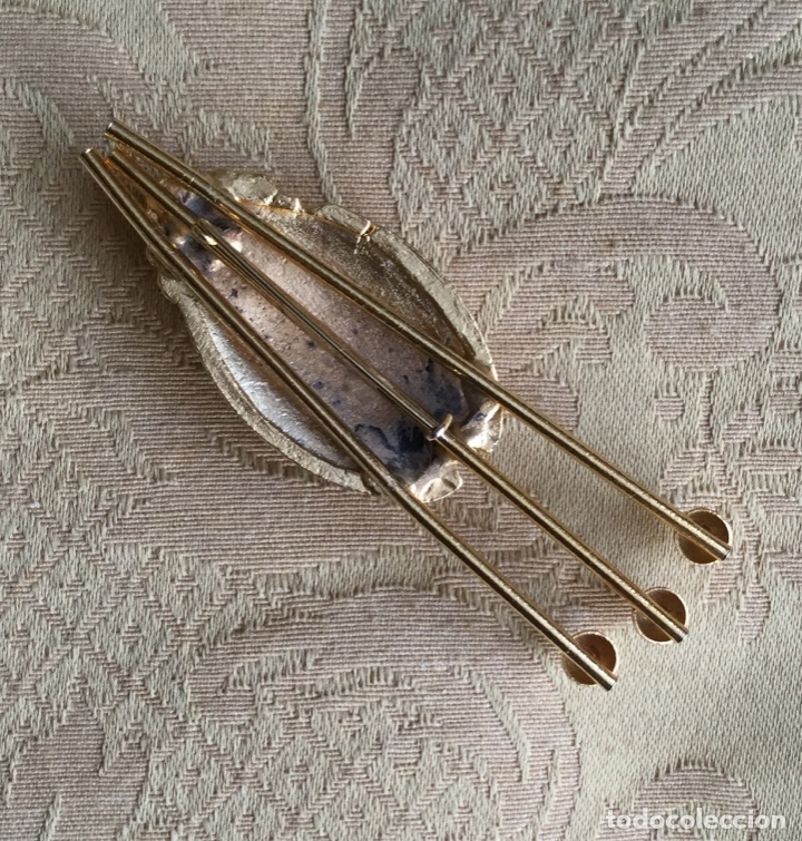 Vintage: BROCHE VINTAGE CON PERLA CENTRAL - Foto 6