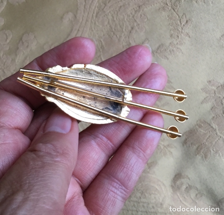 Vintage: BROCHE VINTAGE CON PERLA CENTRAL - Foto 9