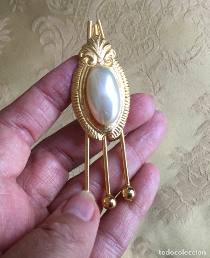 Vintage: BROCHE VINTAGE CON PERLA CENTRAL - Foto 11