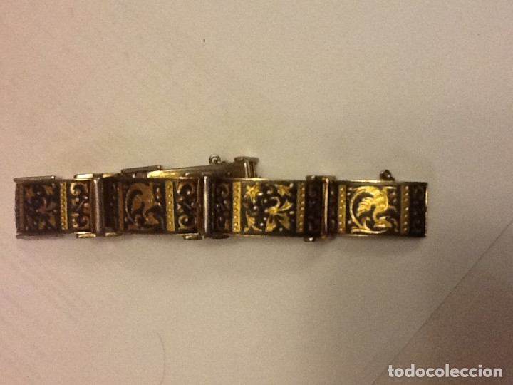 Vintage: PULSERA DAMASQUINADA - Foto 1