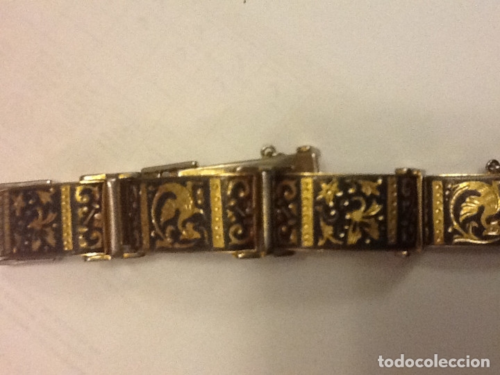 Vintage: PULSERA DAMASQUINADA - Foto 2